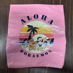 ドラえもん ALOHA 保冷バッグ ピンク