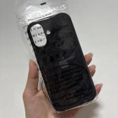 iPhone17用ケース ブラック シリコンケースのサムネイル