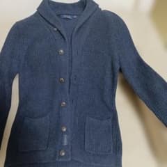 POLO RALPH LAUREN ショールカラー カーディガン ネイビー