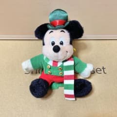 未使用》東京ディズニーランド 昭和 レトロ ミッキー ぬいぐるみバッジ
