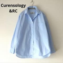 Curensology カレンソロジー &RC 洗える ビッグシャツ ブルー Curensology カレンソロジー &RC 洗える ビッグシャツ ブルー - メルカリ
