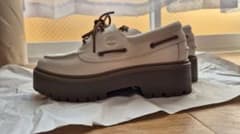 Timberland Stone Street ホワイト ローファー JP 25 - メルカリ