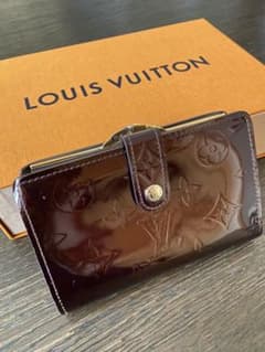 ルイヴィトン ヴェルニ アマラント がま口 LOUIS VUITTON - ルイヴィトン アマラント ヴェルニ がま口 財布の通販