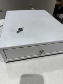 キャッシュドロア ホワイト 鍵付き - メルカリ