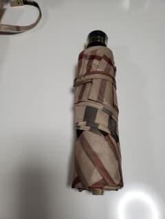 未使用新品　バーバリー傘　ベージュチェックのサムネイル