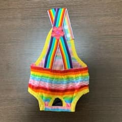 【いこけ様専用】ペット犬用 生理 サニタリパンツ ガーター付き (M)のサムネイル