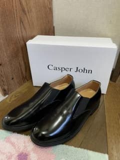 [新品] Casper John エナメルレザーサイドゴアショートブーツのサムネイル