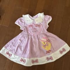 Shirley Temple ピンクストライプワンピース 90cm - メルカリ