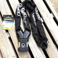 ABUS YARDO 7807F 指紋認証システム 自転車チェーンロック - メルカリ