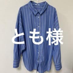 しまむら　ストライプシャツ　４Ｌのサムネイル
