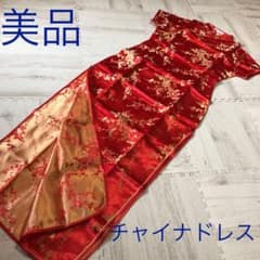 チャイナドレス　梅の花のサムネイル