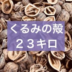 天然くるみの殻 23キロ 送料込み ガーデニング・外構用 - メルカリ