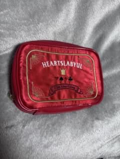 트위스테 HEARTSLABYUL 자수 디자인 레드 파우치