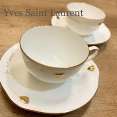 イヴサンローラン カップ&ソーサー 2客セット - メルカリ