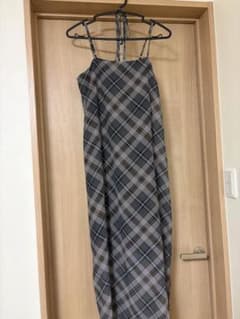 Kastane チェック柄 キャミワンピース ロング丈のサムネイル