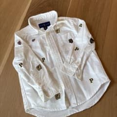 ラルフローレン　Ralph Lauren ホワイト長袖シャツ 2T 90のサムネイル