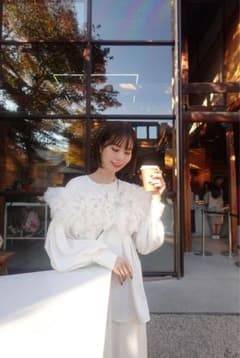 acka tulle off shoulder blouse ブラウス チュールのサムネイル