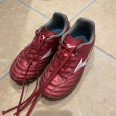 MIZUNO サッカースパイク レッド SIDASインソール付のサムネイル