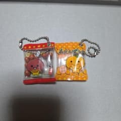 平成レトロ　ミニチュア キーホルダー 2種セット あまぐりちゃん みかんぼうやのサムネイル