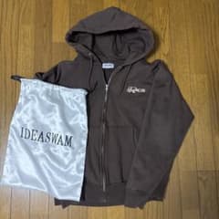 IDEASWAM ブラウン パーカー Lサイズ 収納袋付きのサムネイル
