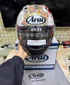 Arai RX-7X 花柄ヘルメット レプリカ L 即発送 Arai RX-7X 花柄ヘルメット レプリカ L 即発送 - メルカリ
