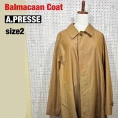A.PRESSE】Balmacaan Coat ステンカラーコート size2 - メルカリ