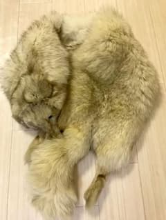 リアルファー キツネのストール マフラーのサムネイル