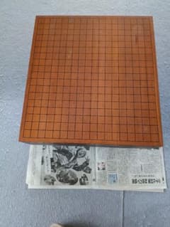 碁盤/碁石セット】木製 囲碁盤 脚付き へそあり - メルカリ