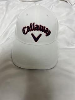 Callaway キャップ ホワイト 刺繍ロゴのサムネイル