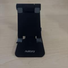 Nulaxy 折りたたみ式 スマホスタンド ブラックのサムネイル