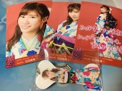 NMB48 2018福袋 生写真 石田優美コンプ キーホルダーのサムネイル
