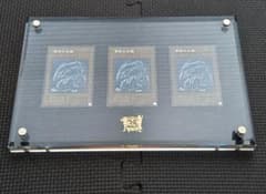 遊戯王 復刻版 25th 海馬セット 青眼の白龍 シクブル 3枚 ディスプレイ