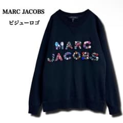 MARC JACOBS ビジュー スウェット マークジェイコブス 美品】マークジェイコブス ビジュー ロゴ スウェット - メルカリ