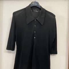 Raf Simons John Smedley ポロシャツ 半袖 ブラック - メルカリ