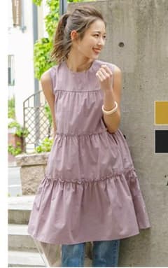 かわいいくすみ紫色のチュニックのサムネイル