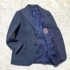 ジェイプレス 定価7.5万 ツイードジャケット LOVAT社 くるみボタン A4 ジェイプレス 定価7.5万 ツイードジャケット LOVAT社 くるみボタン A4