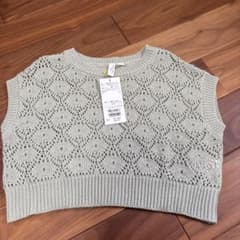 Samansa Mos2ニット新品95〜100cm色カーキー