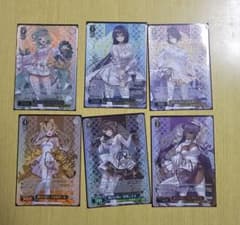 ヴァイスシュヴァルツ 純白の装い 6枚セット 箔押しサイン SP あおぎり
