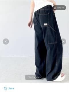 ダークデニム XL ワイドパンツのサムネイル