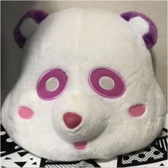 AAA え〜パンダ  フェイス BIG ぬいぐるみ  宇野ちゃん 紫のサムネイル