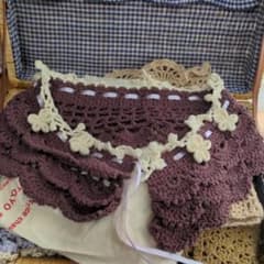 ハンドメイド☆つけ襟☆ニットのサムネイル