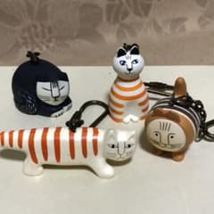 リサ•ラーソン　ミニアニマルキーホルダー　猫4種のサムネイル
