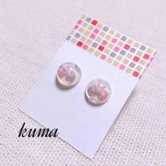 再販☆バラの丸ピアスAのサムネイル