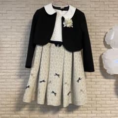 プティマイン petitmain ジャガード襟付きジャケットセット 卒園　入学のサムネイル