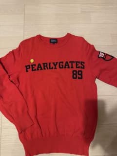 美品｜PEARLY GATES パーリーゲイツ 赤ニット セーター 89 ゴルフ