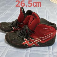 レスリングシューズ asics 26.5センチ - メルカリ
