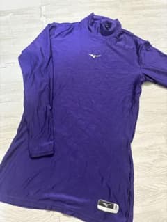 MIZUNO 野球 アンダーシャツ パープル Oサイズのサムネイル