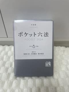 ポケット六法 令和6年版のサムネイル