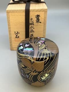 茶道具 棗 仙石 光琳水葵蒔絵棗 - メルカリ