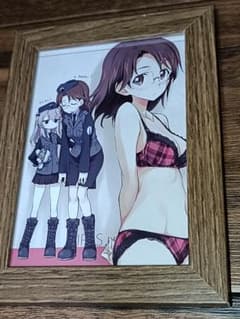 額装入りA4サイズポスター：大学選抜 小隊長 愛里寿 ガールズ